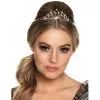 Tiare Argentée Avec Effet Diamant Brillant