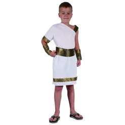 Toge Blanche Et Dorée Asymétrique Pour Enfant