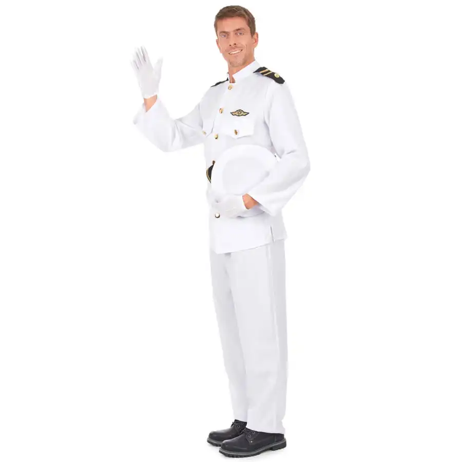 Uniforme Blanc D'officier De La Marine Pour Homme 2 Uniforme Blanc D'officier De La Marine Pour Homme – Image 2
