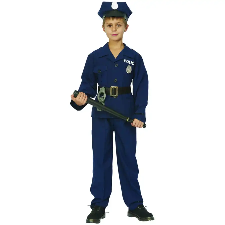 Uniforme De Policier Pour Enfant, Modèle Luxe 1 Uniforme De Policier Pour Enfant, Modèle Luxe