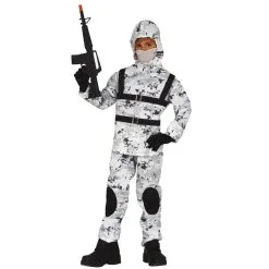 Uniforme De Soldat Camouflé Du Grand Nord, Enfant