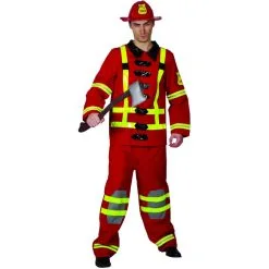 Uniforme Rouge De Pompier Pour Adulte -Camouflage Soldes Boutique Uniforme rouge de pompier pour adulte 24068