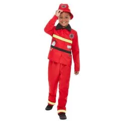 Uniforme Rouge De Pompier Pour Enfant